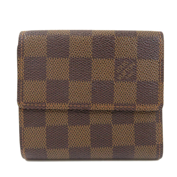 Louis Vuitton Handbags - Louis Vuitton Ebene Portefeuille Elise Bi Wallet Brown Damier fold Compact